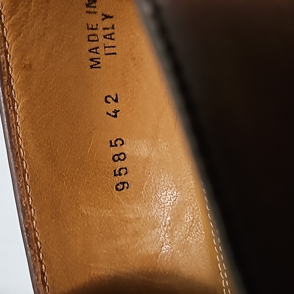 Luca del Forte brown horsebit loafers with patina. - Picture 5 of 7